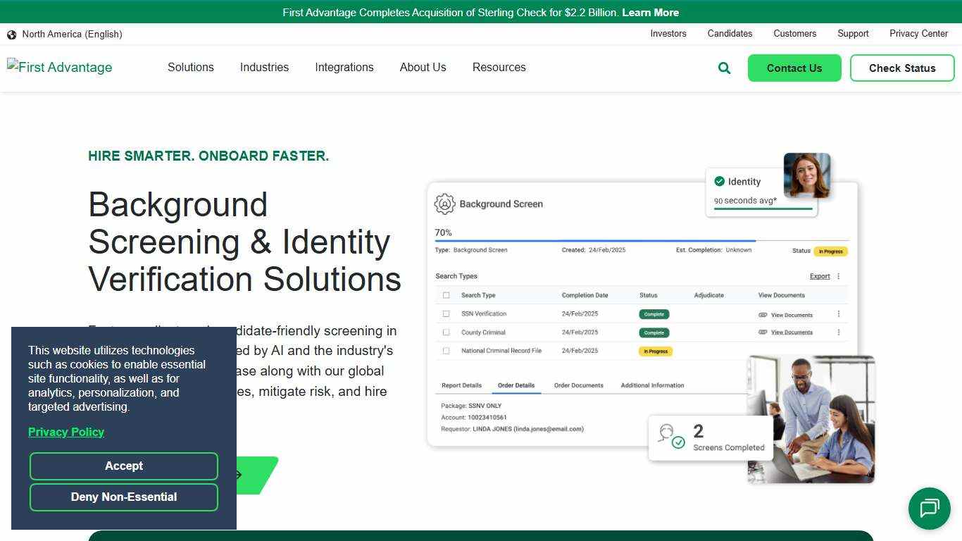 Global Background Checks & Screenings | First Advantage